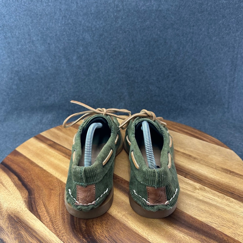 Sperry Top-Sider Mens 7.5M Olive Green Corduroy Boat Shoes 10509851 Loafers - Picture 7 of 12